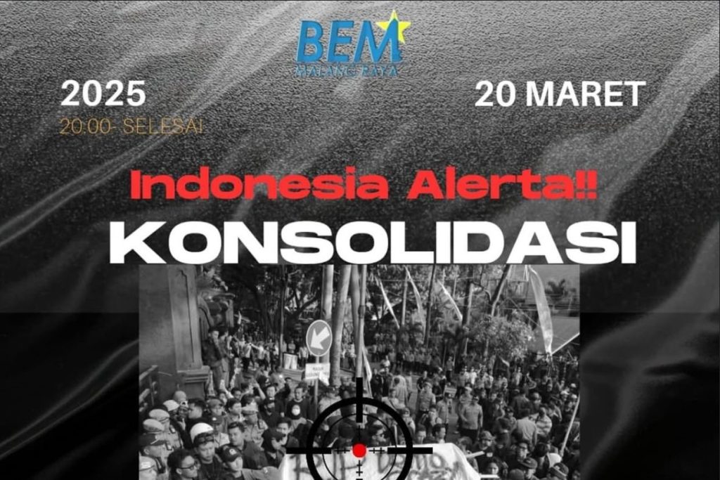 KOORDINATOR BEM MALANG RAYA: PARA PRESIDEN MAHASISWA SULIT DIAJAK AKSI TOLAK RUU TNI